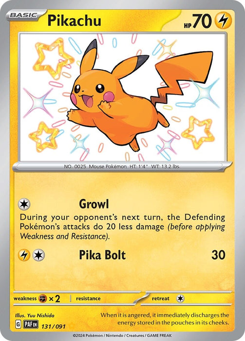 Pikachu (131/091) [Scarlet & Violet: Paldean Fates] 