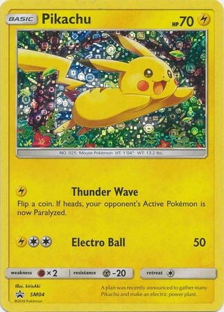 Pikachu (SM04) (General Mills Promo) [Sun & Moon: Black Star Promos] 