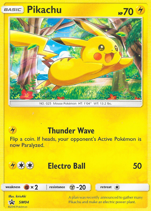 Pikachu (SM04) [Sun & Moon: Black Star Promos] 
