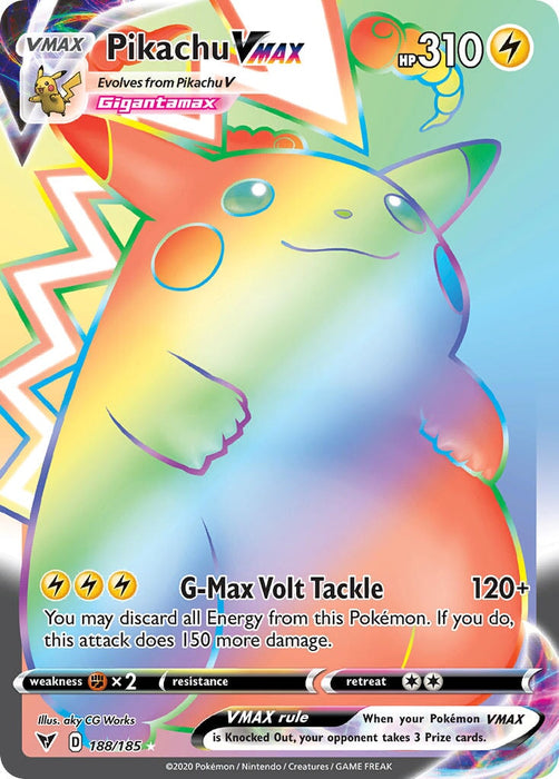 Pikachu VMAX (Secret) [SWSH04: Vivid Voltage] 