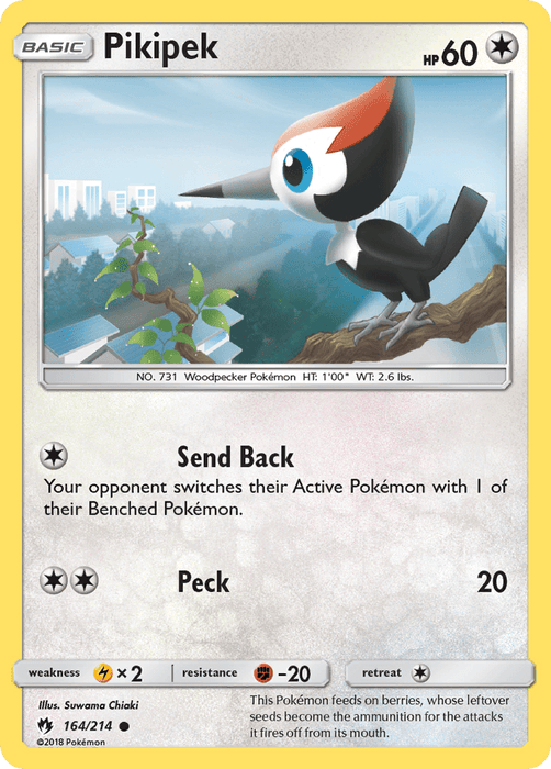 Pikipek (164) [SM - Lost Thunder] 