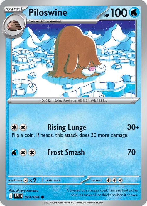 Piloswine (024/094) [Mega Evolution: Phantasmal Flames] 