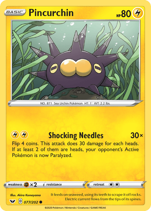 Pincurchin [SWSH01: Sword & Shield Base Set] 
