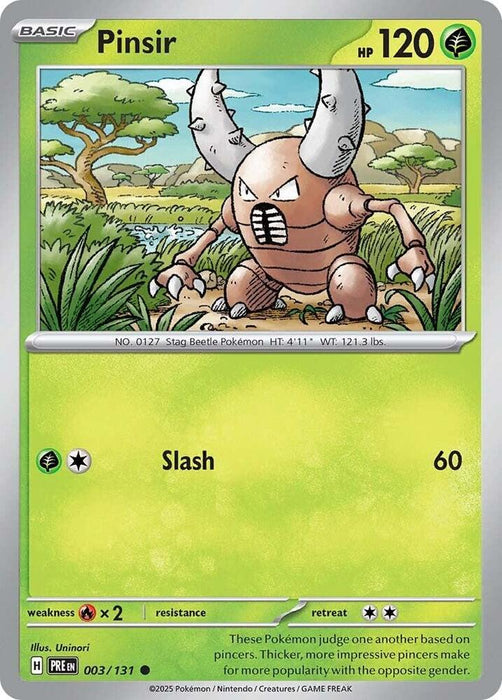 Pinsir (003/131) [Scarlet & Violet: Prismatic Evolutions] 