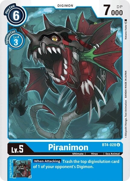 Piranimon (BT4-028 U) 