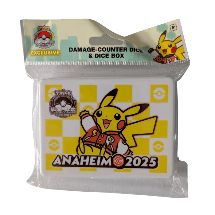 Play! Pokemon Damage Counter Dice & Dice Box - World Championships 2025 