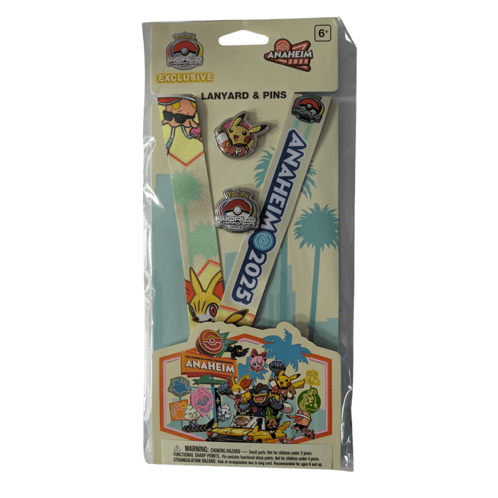 Play! Pokemon Lanyard & Pins - World Championships 2025 