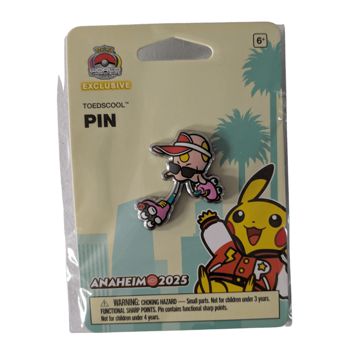 Play! Pokemon Pin - World Championships 2025: Toedscool 