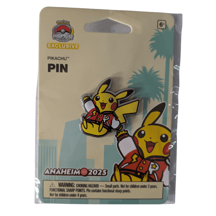 Play! Pokemon Pin - World Championships 2025: Varsity Pikachu 
