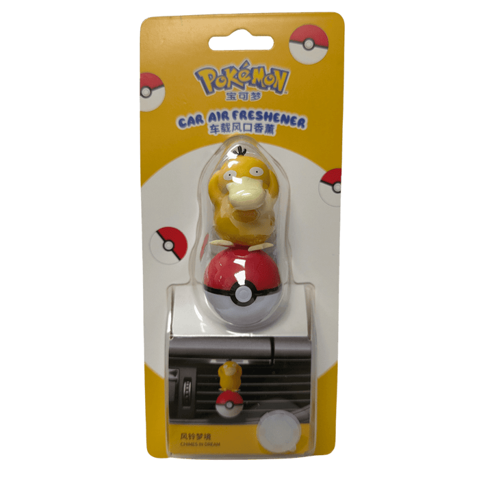Pokemon Car Air Freshener - Psyduck Pokeball Style 