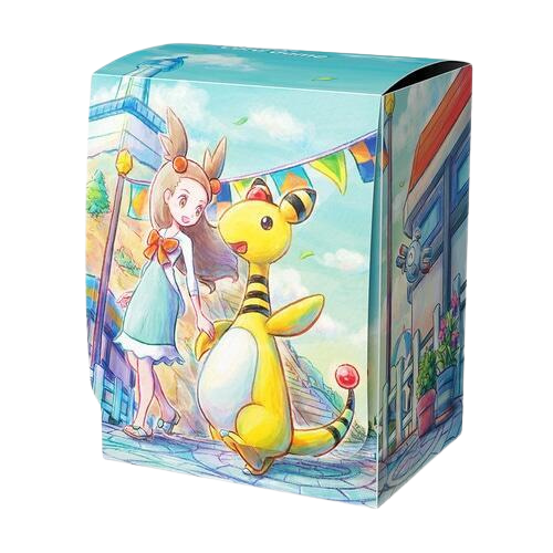 Pokemon Center Japan Deck Case - Ampharos & Jasmine 