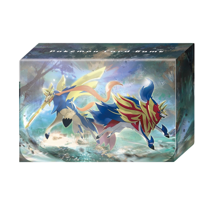 Pokemon Center Japan Deck Case - Zacian & Zamazenta (Double Deck Case) 