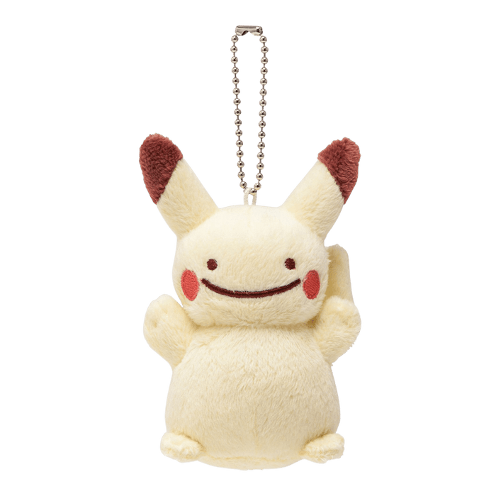 Pokemon Center Japan Keychain Plushie - Transform Ditto: Pikachu 