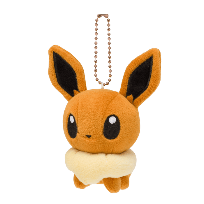 Pokemon Center Keychain Plushie - Pokemon Dolls: Eevee 