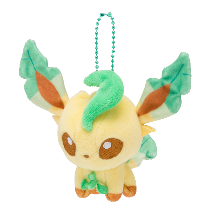 Pokemon Center Keychain Plushie - Pokemon Dolls: Leafeon 