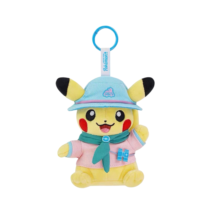 Pokemon Center Keychain Plushie - ROAD TRIP: Pikachu 