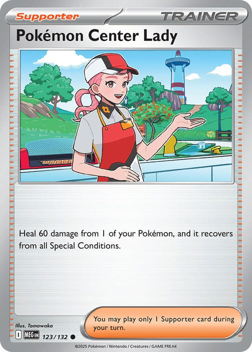 Pokemon Center Lady (123/132) [Mega Evolution: Base Set] 