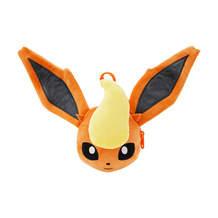 Pokemon Center Pouch Plushie - Eevee Evolution Flareon 