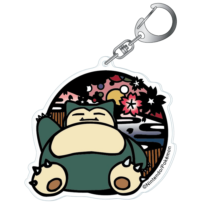 Pokemon Kirie Series Acrylic Keychain Snorlax 