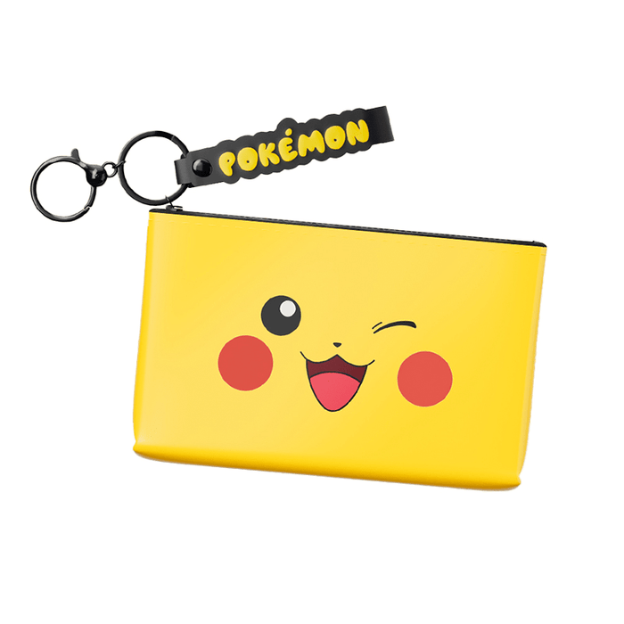 Pokemon Shanghai - Stationery Silicone Storage Bag Pikachu Expression 