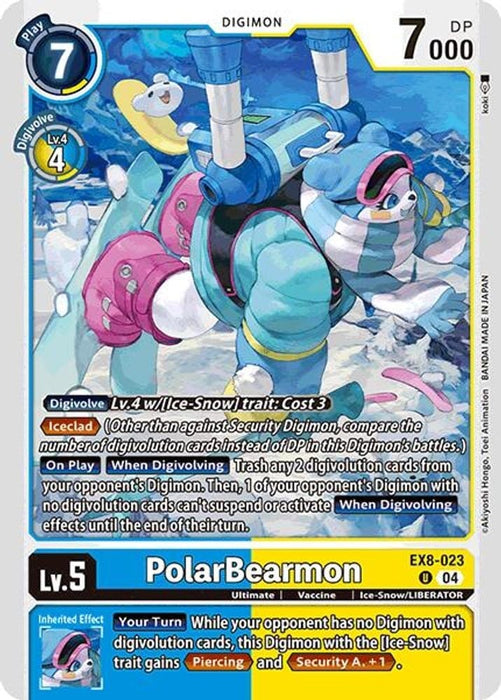 PolarBearmon (#EX8-023 U) (Chain of Liberation) Near Mint 