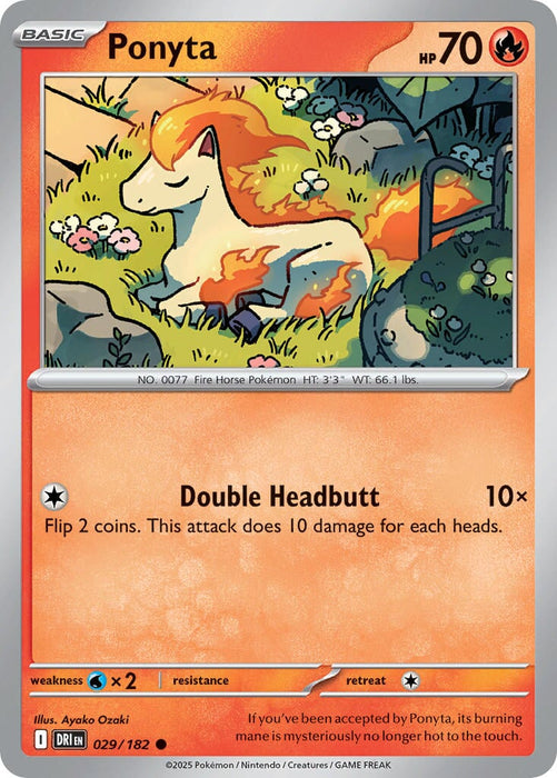 Ponyta (029/182) [Scarlet & Violet: Destined Rivals] 