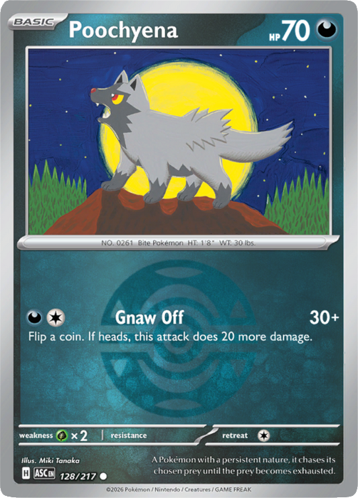 Poochyena (Dusk Ball) (128/217) [Mega Evolution: Ascended Heroes]