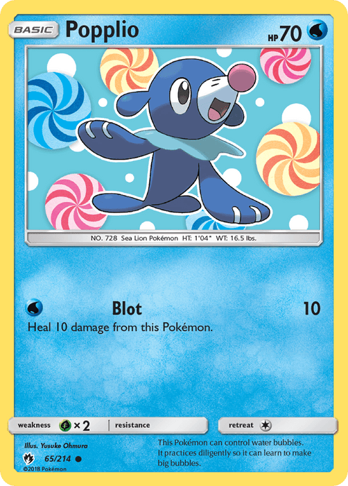 Popplio (65) [SM - Lost Thunder] 