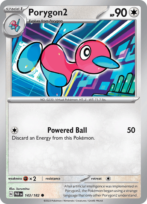 Porygon2 (143/182) [Scarlet & Violet: Paradox Rift] 
