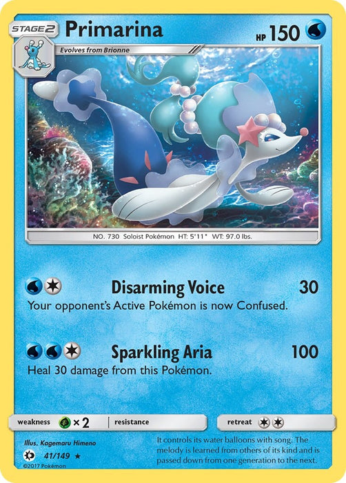 Primarina (SM Base Set) [Deck Exclusives] 