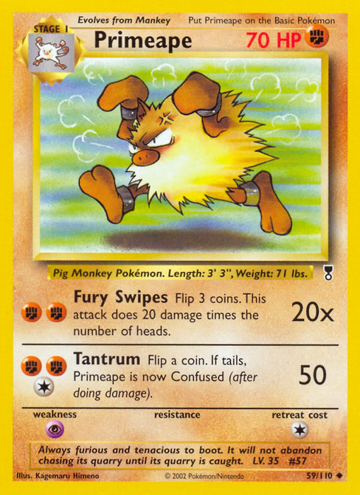 Primeape (59/110) [Legendary Collection] 