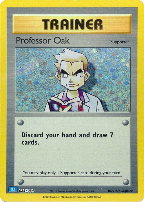 Professor Oak (CLB) [Trading Card Game Classic] 
