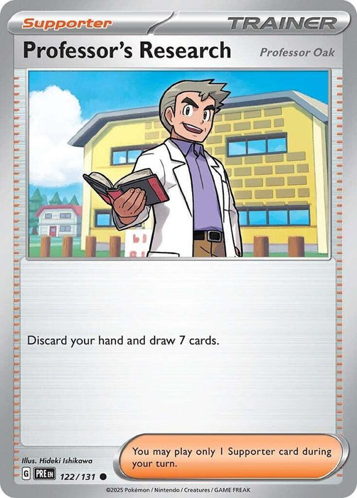 Professor's Research (122/131) [Professor Oak] [Scarlet & Violet: Prismatic Evolutions] 
