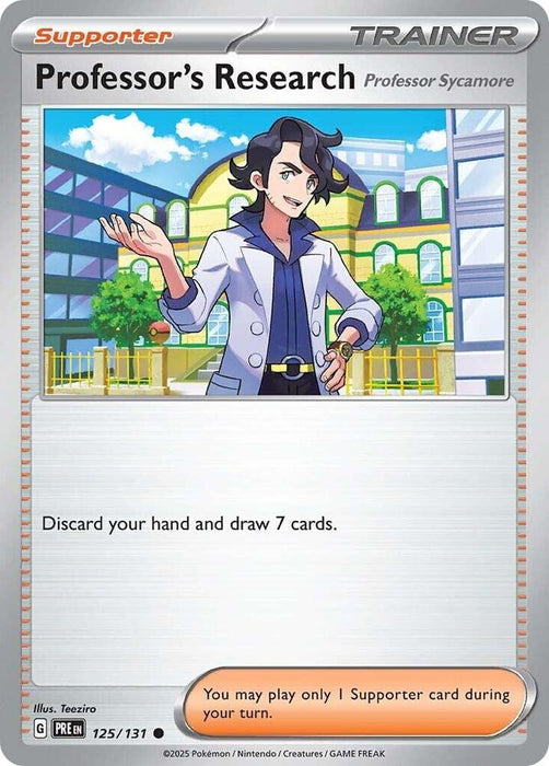 Professor's Research (125/131) [Professor Sycamore] [Scarlet & Violet: Prismatic Evolutions] 
