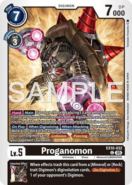 Proganomon (#EX10-032 C) (Sinister Order) Near Mint 