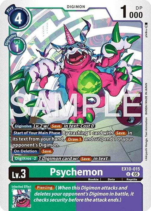 Psychemon (#EX10-015 U) (Sinister Order) Near Mint 