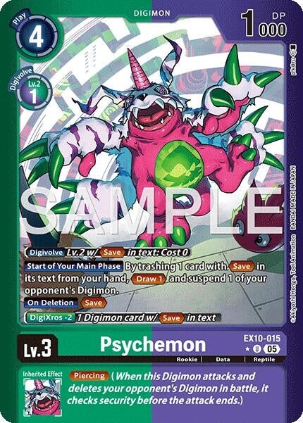 Psychemon (Limited Foil) (EX10-015 U) 