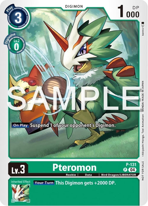 Pteromon (Digimon Liberator Promotion Pack) (#P-131 P) (Digimon Promotion Cards) 