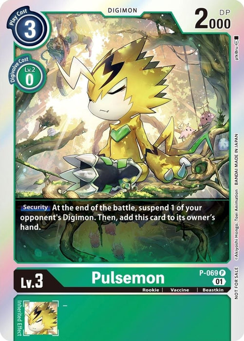 Pulsemon - P-069 (Limited Card Pack) (#P-069 P) (Digimon Promotion Cards) Near Mint Foil 
