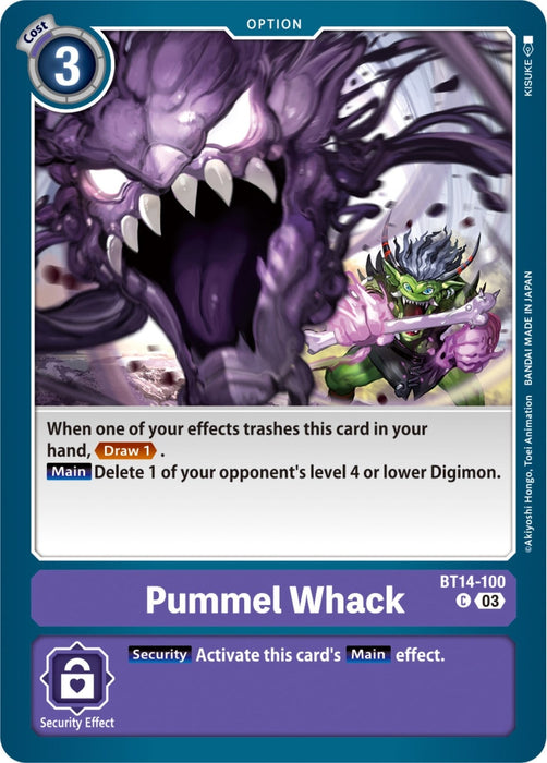 Pummel Whack (BT14-100 C) 