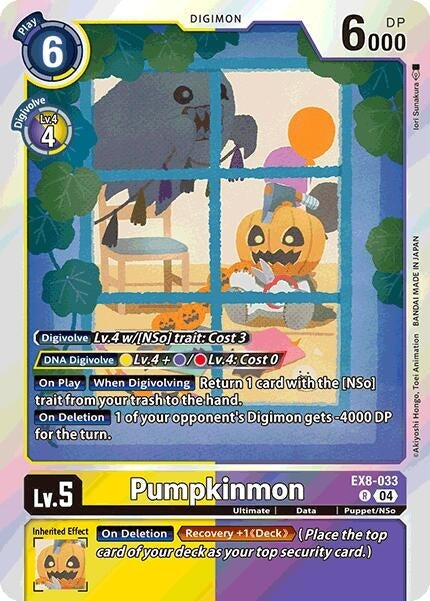 Pumpkinmon (EX8-033 R) 