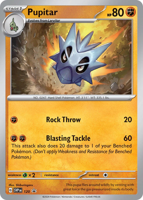 Pupitar (120) [Scarlet & Violet: Black Star Promos] 