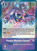 Purple Memory Boost! (#P-040 SR) (Digimon Promotion Cards) Near Mint Foil 