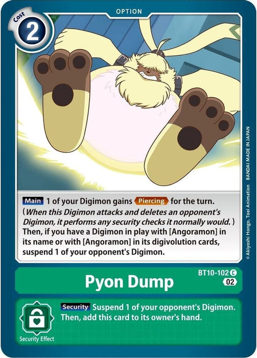 Pyon Dump (#BT10-102 C) (Xros Encounter) Near Mint 