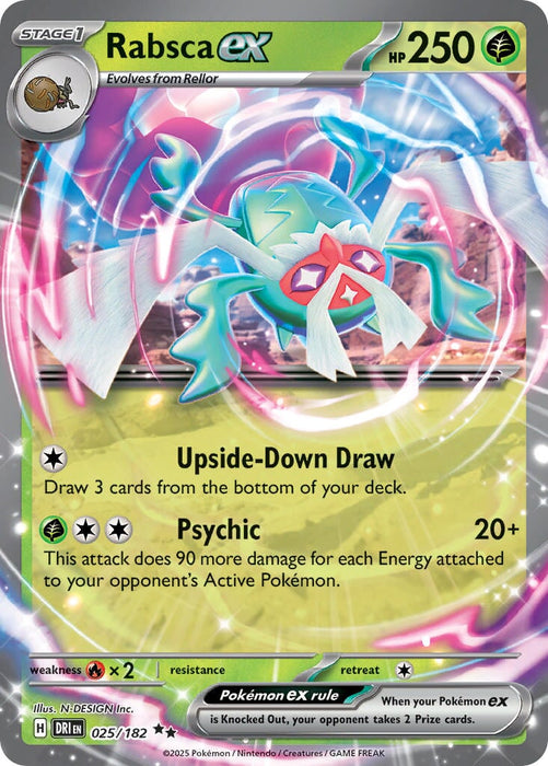 Rabsca ex (025/182) [Scarlet & Violet: Destined Rivals] 