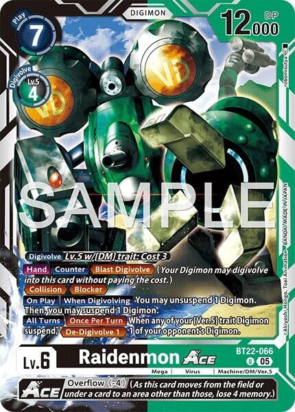 Raidenmon ACE (BT22-066 U) 