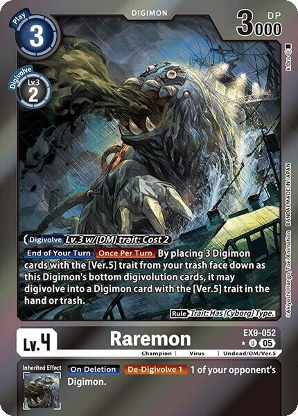 Raremon (Limited Foil) (EX9-052 U) 