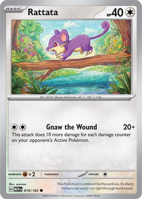 Rattata (019/165) [Scarlet & Violet: 151] 