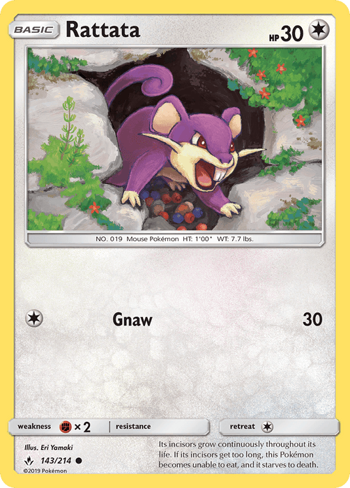 Rattata (143/214) [Sun & Moon: Unbroken Bonds] 