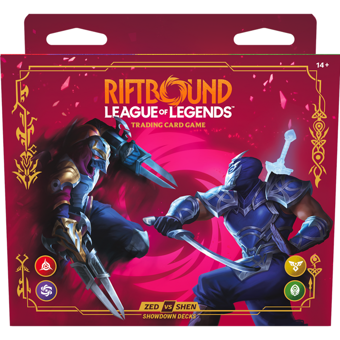Riftbound Vendetta Showdown Deck: Zed vs Shen [Allocated Preorder]